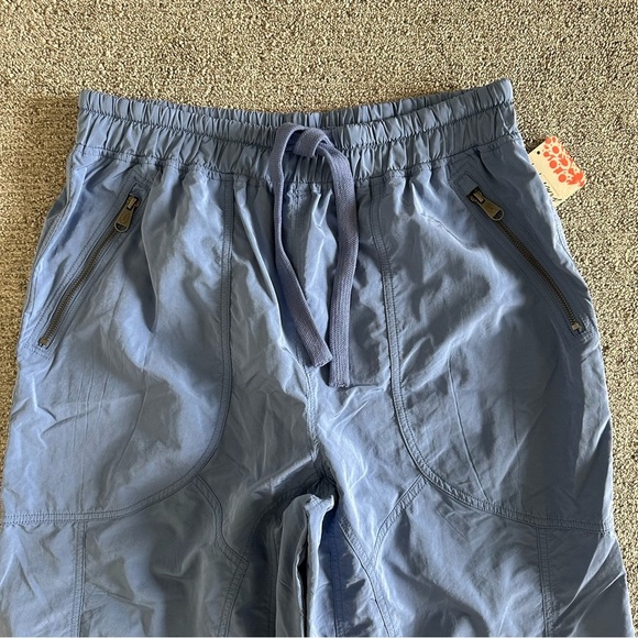 Free People Movement Women's Blue Utility Pants Casual‎ Cargo Size Large - Picture 3 of 10